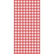 Red Gingham Paper Tablecover 137x274cm