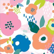 Pastel Floral Flowers Lunch Napkins 2 Ply Pk 20