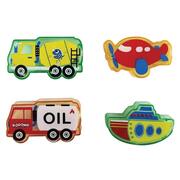 Assorted Transport Sharpeners Party Favours (Pk 4)