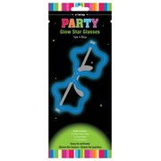 Blue Star Shape Glow Stick Party Glasses (Pk 1)