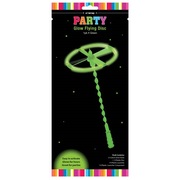 Green Glow Stick Flying Disc with Launcher (Pk 1)