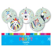 Party Animals Cake Candles (Pk 5)