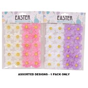 Easter Flower Floral Decorations 3.5cm Pk 20 Assorted Colours