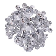 Clear Diamantes Gems Table Scatters Mixed Size 20g