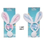 Child Pink or Blue Easter Bunny Dress Up Set (Pk 1)
