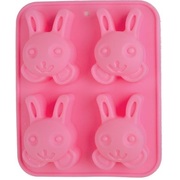 Easter Bunny Silicone Chocolate Mould (4 Cavities)