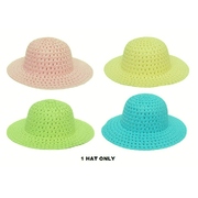 Assorted Colour Child Easter Sun Hat (Pk 1)