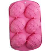 Easter Eggs Silicone Chocolate Mould (6 Cavities)