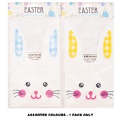 Easter Bunny Ears Plastic Loot Party Bags Pk 10 Assorted Designs