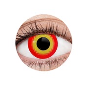 EyeFX Evil Clown II Costume Contact Lenses & Case