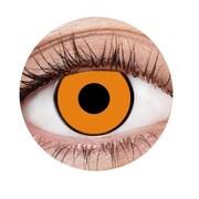 EyeFX Horror Orange Costume Contact Lenses & Case