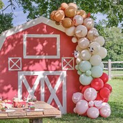 Ginger Ray Farm Friends Balloon Arch Kit (70 Balloons + Animal Cards)