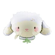 Sheep Lamb Face Foil Supershape Balloon 67cm | Farmyard Party Decoration