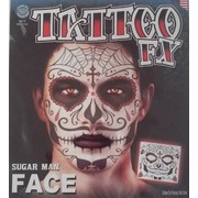 Full Face Sugar Man FX Tattoo Pk 1