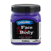 Purple Face and Body Paint (250ml Jar) Pk 1 