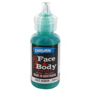 Aqua Glitter Face Paint 36ml Pk 1 