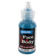 Blue Glitter Face Paint 36ml Pk 1 