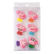 Peppa Pig Edible Icing Decoration (Pk 6)