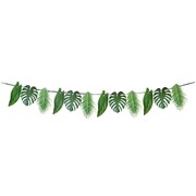 Deluxe Palm Leaf Garland Bunting Banner 12 Leaves 2.6m