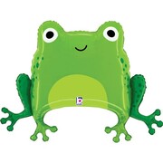 Green Frog Supershape Foil Balloon 71cm