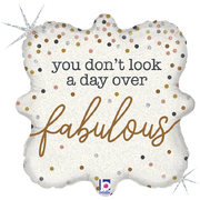 Fabulous Holographic Confetti Foil Balloon (18in)