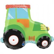 Green Tractor Supershape Foil Balloon
