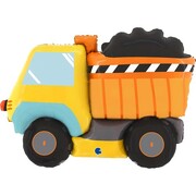 Dump Truck Supershape Foil Balloon Construction Party