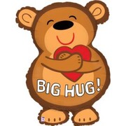 Big Bear Hug Supershape Foil Balloon 56cm