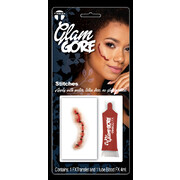 Glam Gore Stitched Transfer with Blood Pk 1