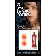 Glam Gore Vampire Vamp Bite Transfer with Blood Pk 1