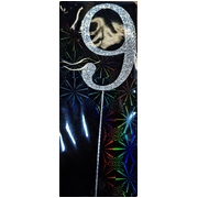 Diamante Number Numeral 9 Cake Topper 7.5cm