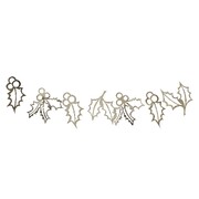 Ginger Ray Metallic Gold Holly Christmas Garland (2m)