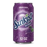 Sunkist Grape Soda Soft Drink Can 355ml Pk 1