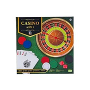 Casino 4 In 1 Las Vegas Party Game Set