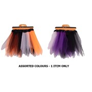 Child Halloween Tutu 28cm Assorted Pk 1