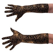 Halloween Spider Print Costume Gloves 1 Pair