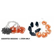 Halloween Bat or Web LED Metal String Light Decoration 1.5m