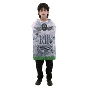 Child Halloween Gravestone Tombstone Costume Large 7-8 Yrs