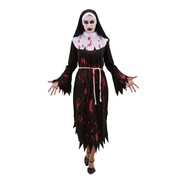 Adult Zombie Nun Sister Halloween Costume Medium
