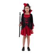 Child Vampiress Dress Halloween Costume Large 7-8 Yrs