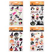 Assorted Designs Fluoro Halloween Stickers (1 Sheet)