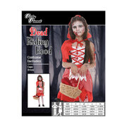 Child Undead Zombie Red Riding Hood Costume (Medium, 5-6 Yrs)