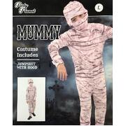 Child Mummy Jumpsuit Halloween Costume Large 7-8 Yrs