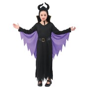 Child Evil Fairy Halloween Costume Large 7-8 Yrs