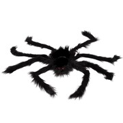 Hairy Furry Spider Halloween Decoration 75 x 42cm