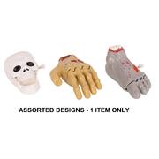 Wind Up Skull Hand Foot Halloween Toy Decoration 7cm Pk 1