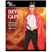 Adult Red Devil Halloween Cape 140cm
