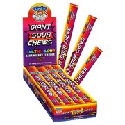 TNT Multicolour Strawberry Flavour Giant Sour Chews (40g) Pk 24
