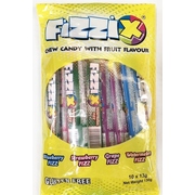 Mixed Fizzix Chew Bag 130g (Pk 1)