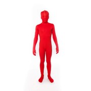 Child Red Morphsuit Costume Medium 7-9 Yrs
